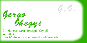 gergo ohegyi business card